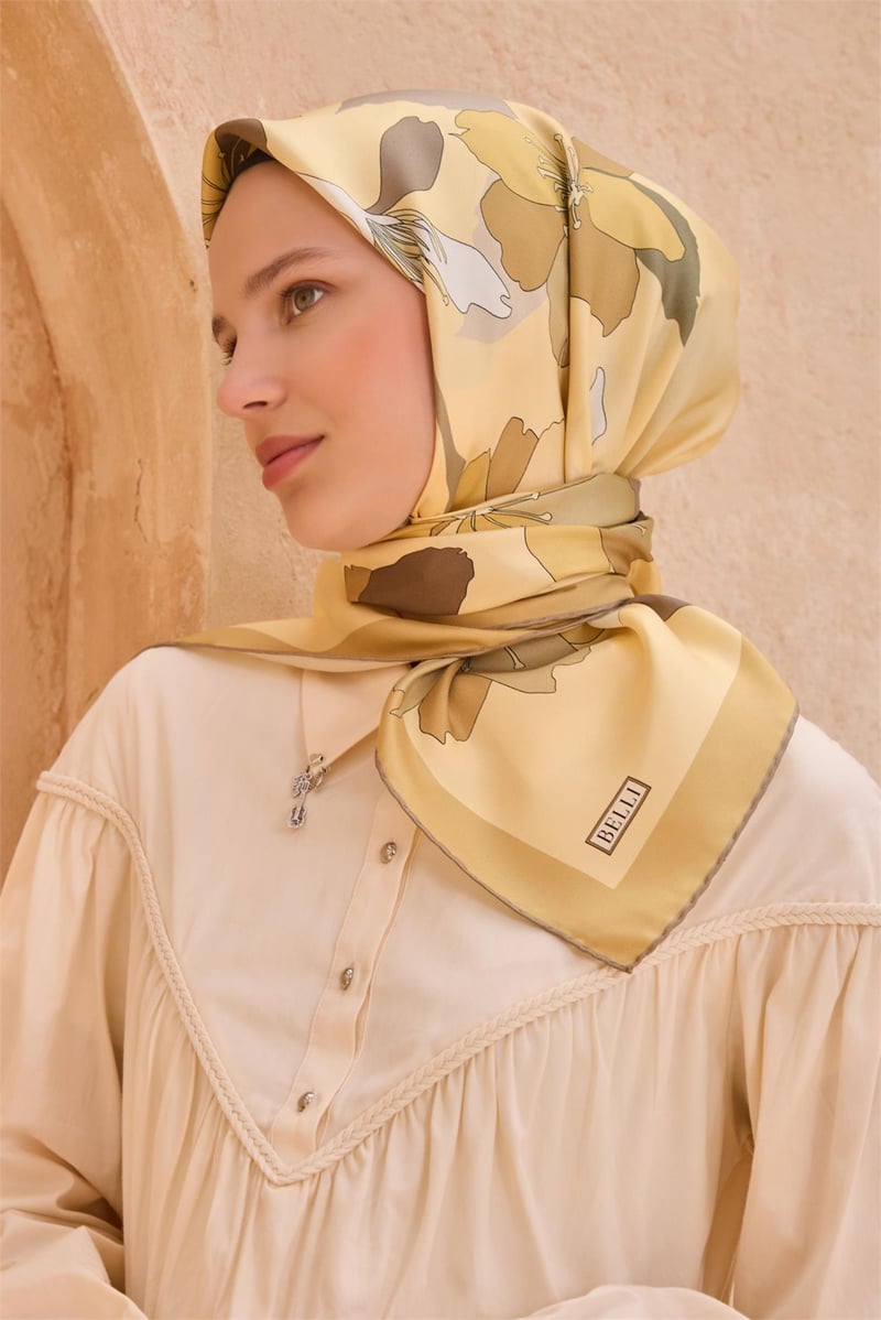 {URUNSEO_TITLE} | BELLI | BELLİ İPEK EŞARP | BELLİ SAF İPEK EŞARP 4100D (T) - 34