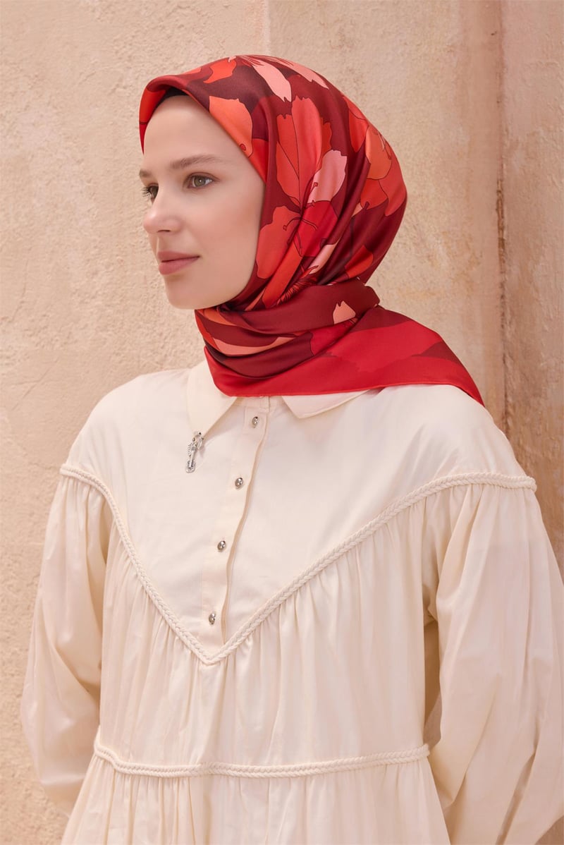 {URUNSEO_TITLE} | BELLI | BELLİ İPEK EŞARP | BELLİ SAF İPEK EŞARP 4100D (T) - 31