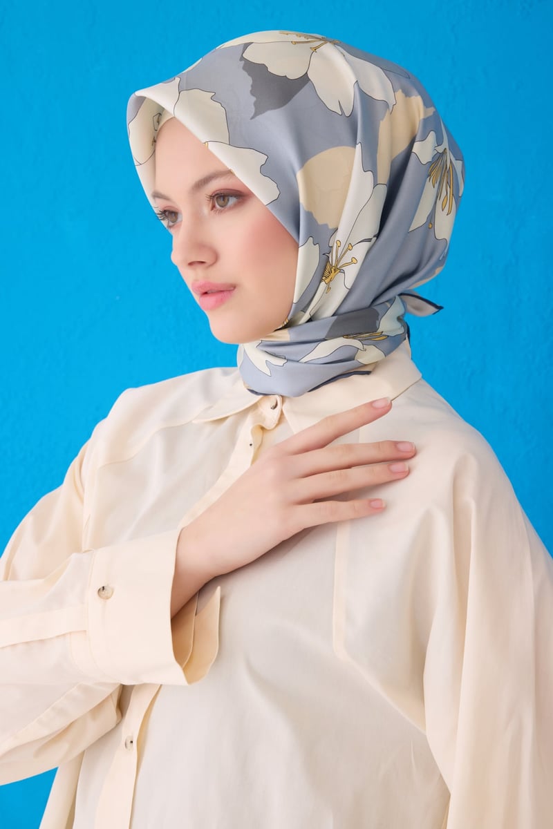 {URUNSEO_TITLE} | BELLI | BELLİ İPEK EŞARP | BELLİ SAF İPEK EŞARP 4100D (T) - 55
