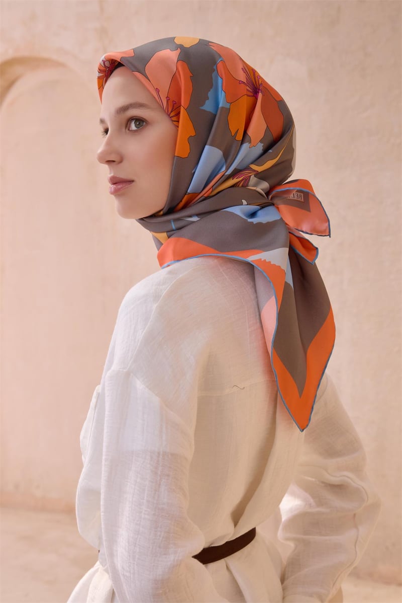 {URUNSEO_TITLE} | BELLI | BELLİ İPEK EŞARP | BELLİ SAF İPEK EŞARP 4100D (T) - 50