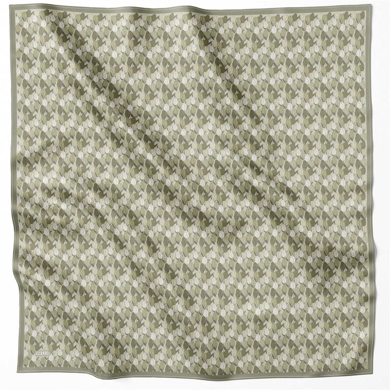 {URUNSEO_TITLE} | BELLI | BELLİ İPEK EŞARP | BELLİ ÇİÇEK DESEN İPEK EŞARP 4204D (TWILL) HAKİ - 85