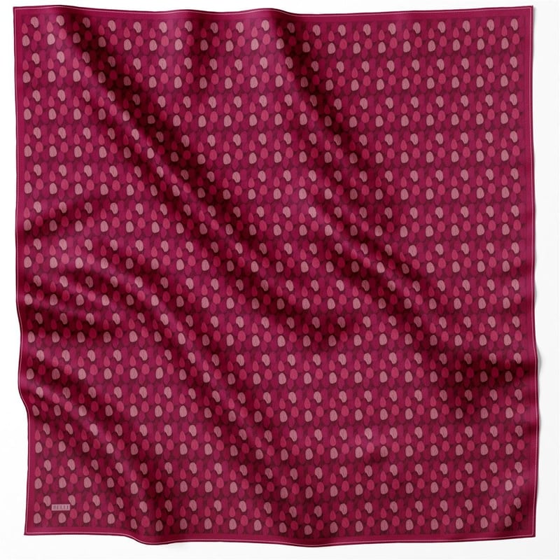 {URUNSEO_TITLE} | BELLI | BELLİ İPEK EŞARP | BELLİ ÇİÇEK DESEN İPEK EŞARP 4204D (TWILL) VİŞNE ÇÜRÜĞÜ - 55