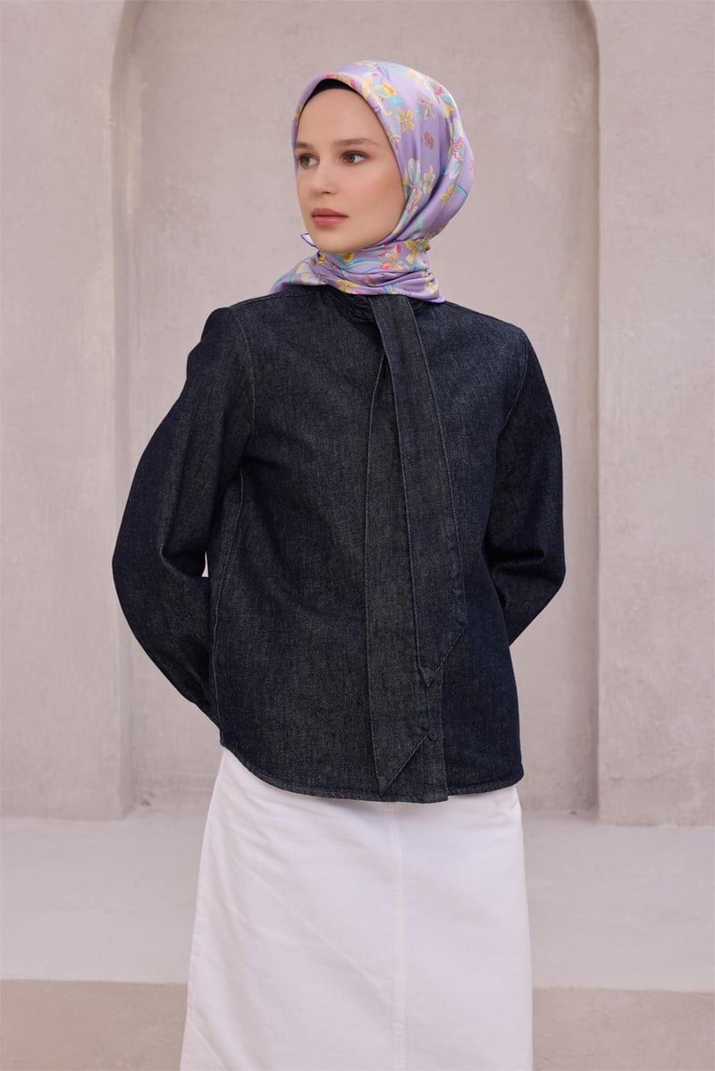 {URUNSEO_TITLE} | BELLI | BELLİ İPEK EŞARP | BELLİ ÇİÇEK DESEN İPEK EŞARP 4210D (TWILL) LİLA - 50