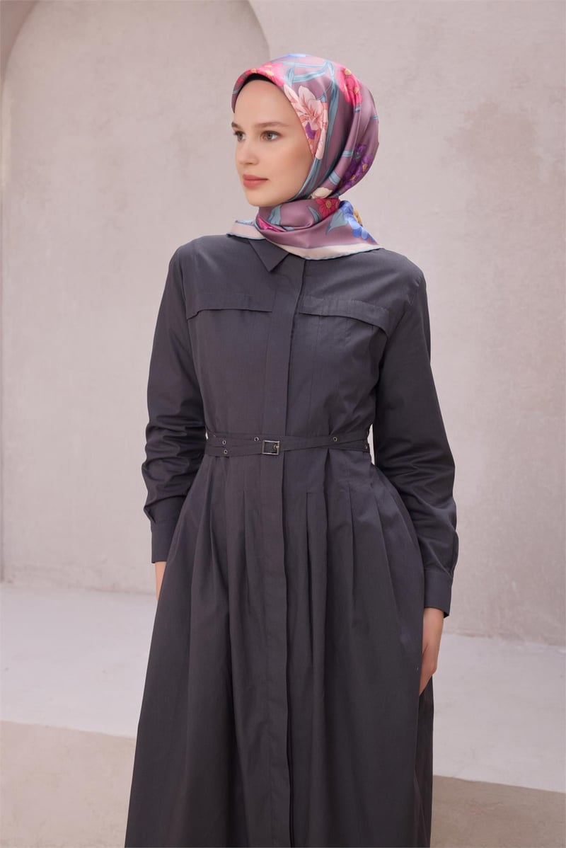 {URUNSEO_TITLE} | BELLI | BELLİ İPEK EŞARP | BELLİ ÇİÇEK DESEN İPEK EŞARP 4219D (TWILL) LAVANTA - 56