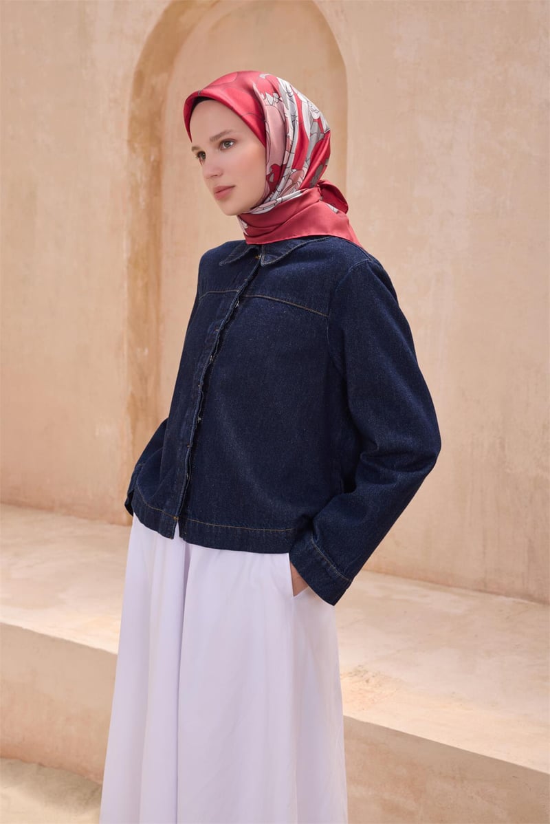 {URUNSEO_TITLE} | BELLI | BELLİ İPEK EŞARP | BELLİ ÇIÇEK DESENI İPEK EŞARP 4127D TWILL - 88