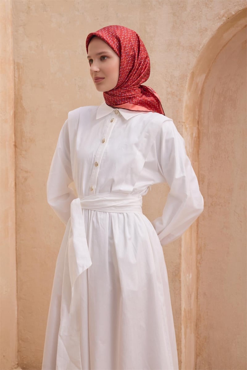 {URUNSEO_TITLE} | BELLI | BELLİ İPEK EŞARP | BELLİ ÇIÇEK DESENI İPEK EŞARP 4128D TWILL - 86