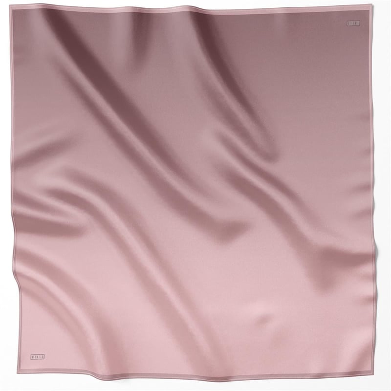 BELLİ DEGRADE DESEN İPEK EŞARP 4224D (TWILL) PUDRA - 03