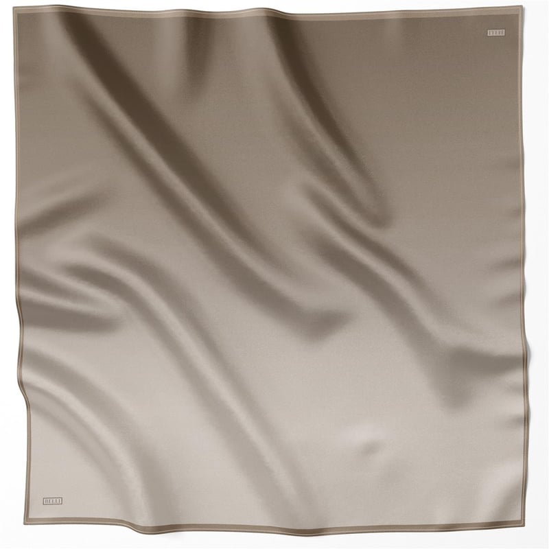 {URUNSEO_TITLE} | BELLI | BELLİ İPEK EŞARP | BELLİ DEGRADE DESEN İPEK EŞARP 4224D (TWILL) VİZON - 32