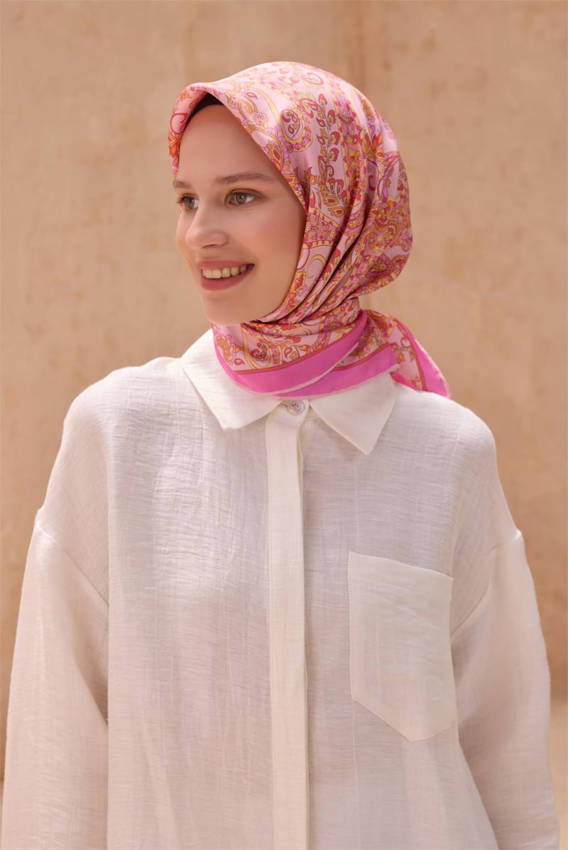{URUNSEO_TITLE} | BELLI | EŞARP | BELLİ ETNIK DESEN İPEK EŞARP 4101D SURA - 85