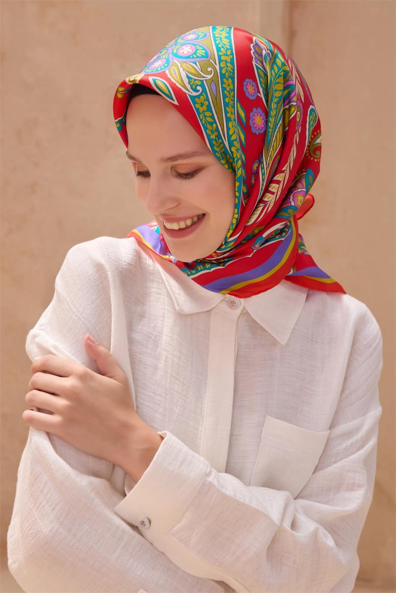 {URUNSEO_TITLE} | BELLI | BELLİ İPEK EŞARP | BELLİ SAF İPEK EŞARP 4111D (T) - 04