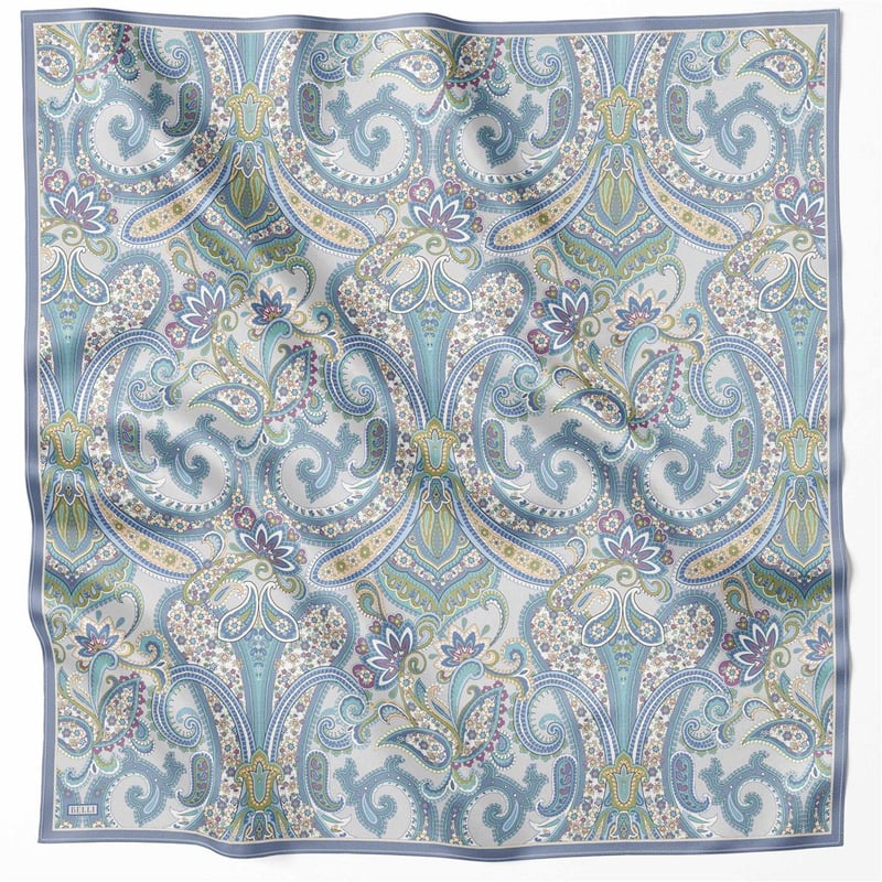 {URUNSEO_TITLE} | BELLI | BELLİ İPEK EŞARP | BELLİ ETNİK DESEN İPEK EŞARP 4202D (TWILL) HAKİ - 32