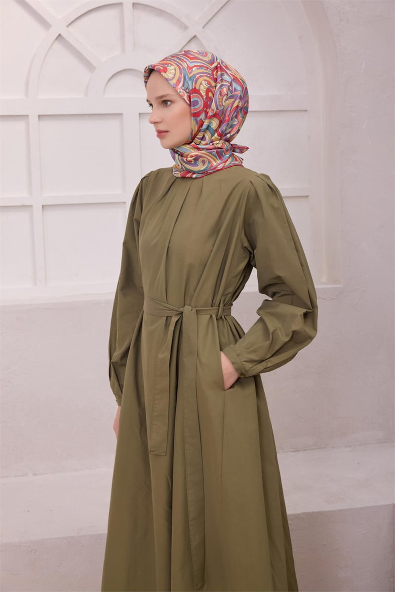 {URUNSEO_TITLE} | BELLI | BELLİ İPEK EŞARP | BELLİ ETNİK DESEN İPEK EŞARP 4222D (TWILL) KIMIZI - 80
