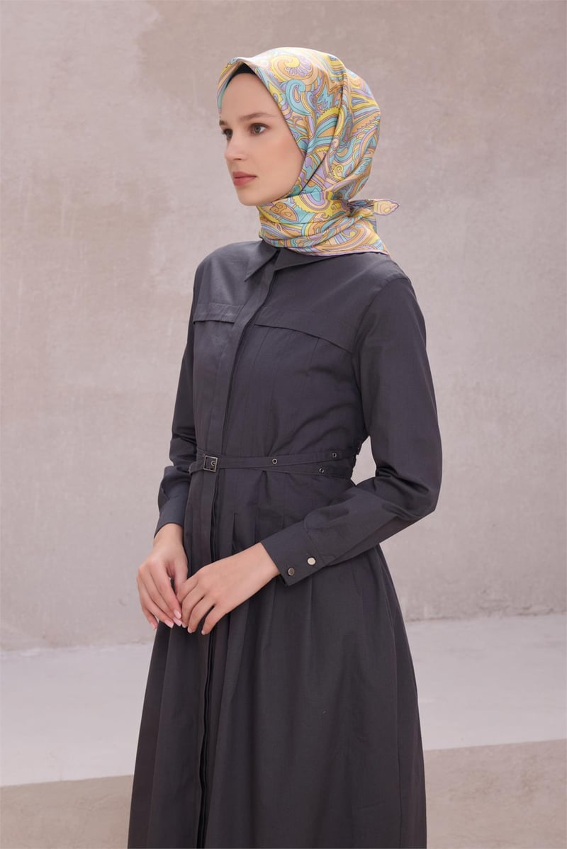 {URUNSEO_TITLE} | BELLI | BELLİ İPEK EŞARP | BELLİ ETNİK DESEN İPEK EŞARP 4222D (TWILL) SARI - 51