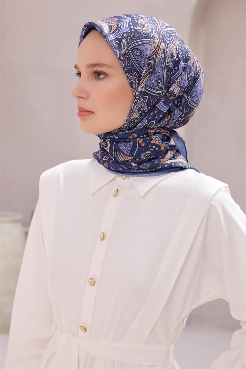 {URUNSEO_TITLE} | BELLI | POLYESTER EŞARP | BELLİ ETNİK DESEN PREMIUM SOFT MOR EŞARP 5