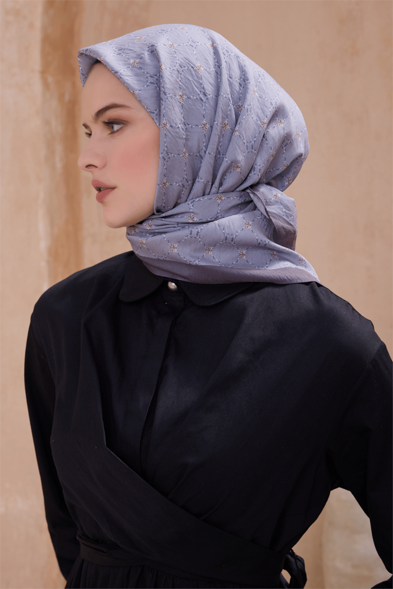 BELLİ FİYONK DESEN PAULİSTA LİLA EŞARP 10