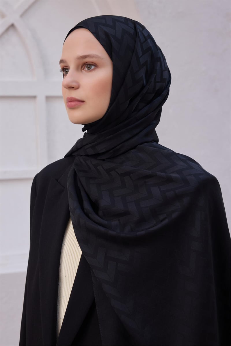 {URUNSEO_TITLE} | BELLI | Belli Fresh Şal | BELLİ FRESH GEOMETRİK DESEN GRİ CAPRİ ŞAL 2