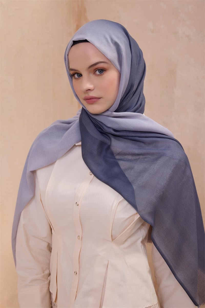 {URUNSEO_TITLE} | BELLI | POLYESTER ŞAL | BELLİ FRESH DEGRADE GRİ-ANTRASİT ŞAL
