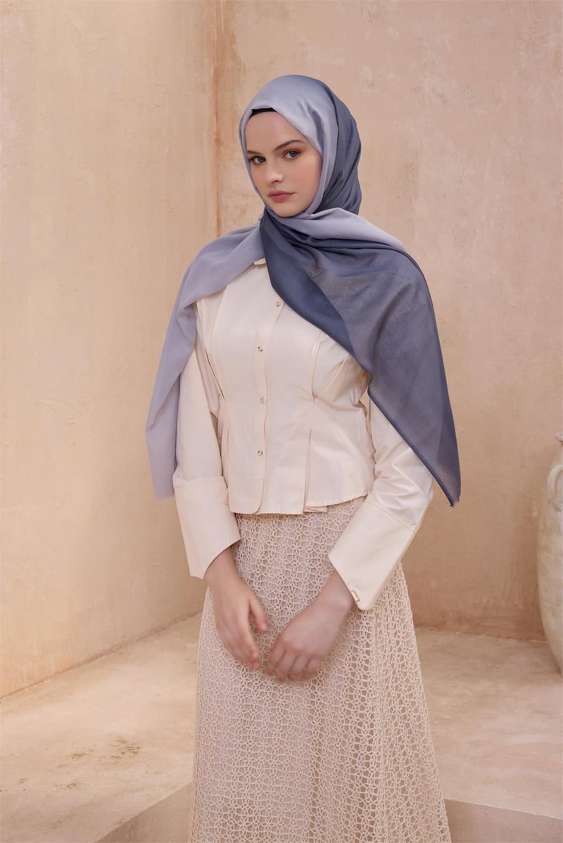 {URUNSEO_TITLE} | BELLI | POLYESTER ŞAL | BELLİ FRESH DEGRADE GRİ-ANTRASİT ŞAL