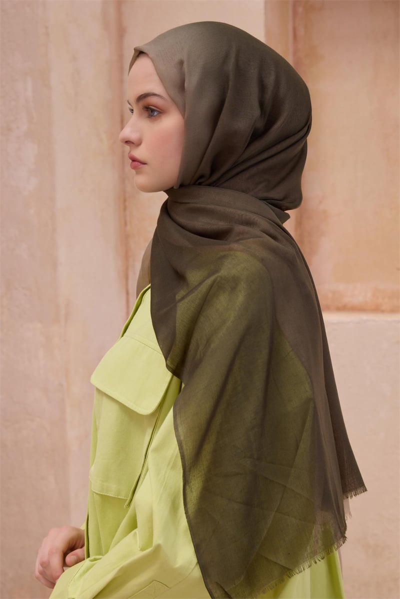 {URUNSEO_TITLE} | BELLI | POLYESTER ŞAL | BELLİ FRESH DEGRADE HAKİ ŞAL