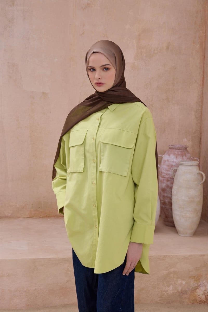 {URUNSEO_TITLE} | BELLI | POLYESTER ŞAL | BELLİ FRESH DEGRADE KAHVE ŞAL