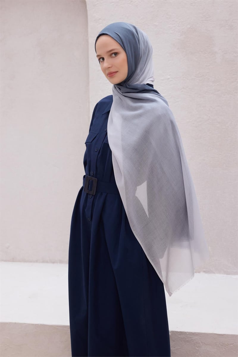 {URUNSEO_TITLE} | BELLI | POLYESTER ŞAL | BELLİ FRESH GEÇİŞLİ DESEN TAŞ-GRİ DEGRADE ŞAL