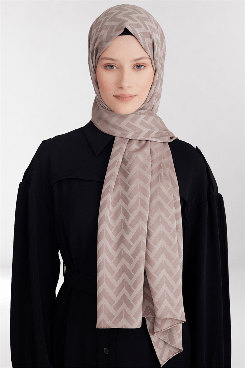 Belli Fresh Geometrik Desen Vizon Capri Şal 2 - 241826