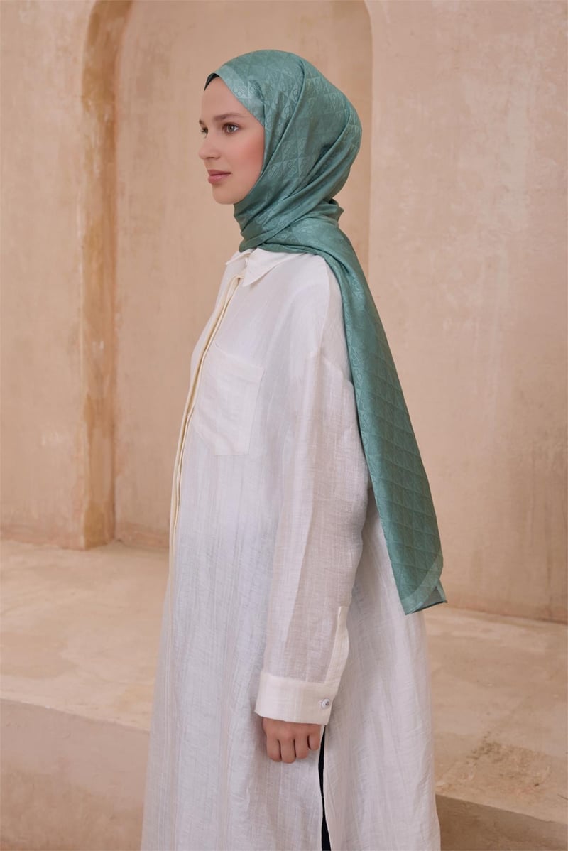 {URUNSEO_TITLE} | BELLI | POLYESTER ŞAL | BELLİ FRESH J.MONOGRAM MİNT ŞAL