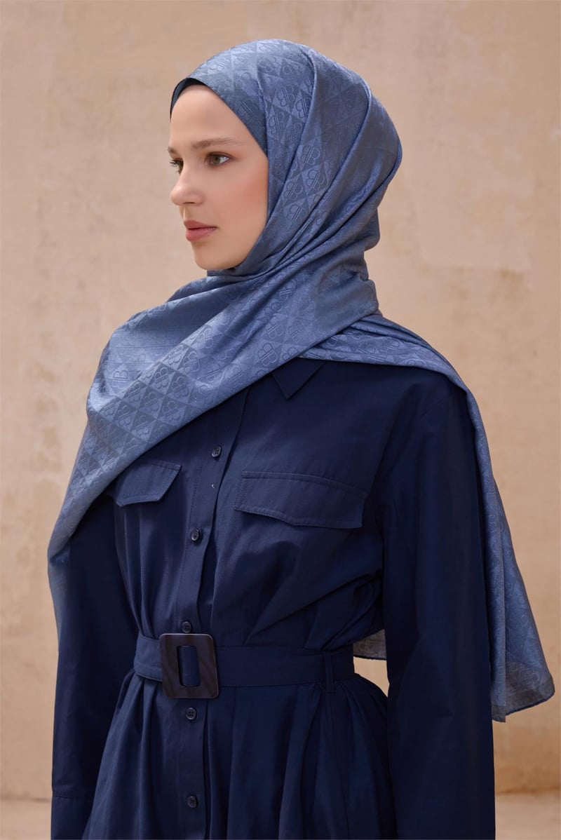 {URUNSEO_TITLE} | BELLI | POLYESTER ŞAL | BELLİ FRESH J.MONOGRAM ANTRASİT ŞAL