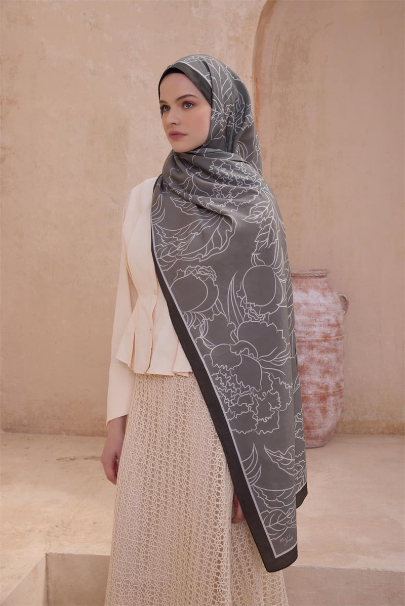{URUNSEO_TITLE} | BELLI | Belli Fresh Şal | BELLİ FRESH MODAL GRİ ŞAL 1