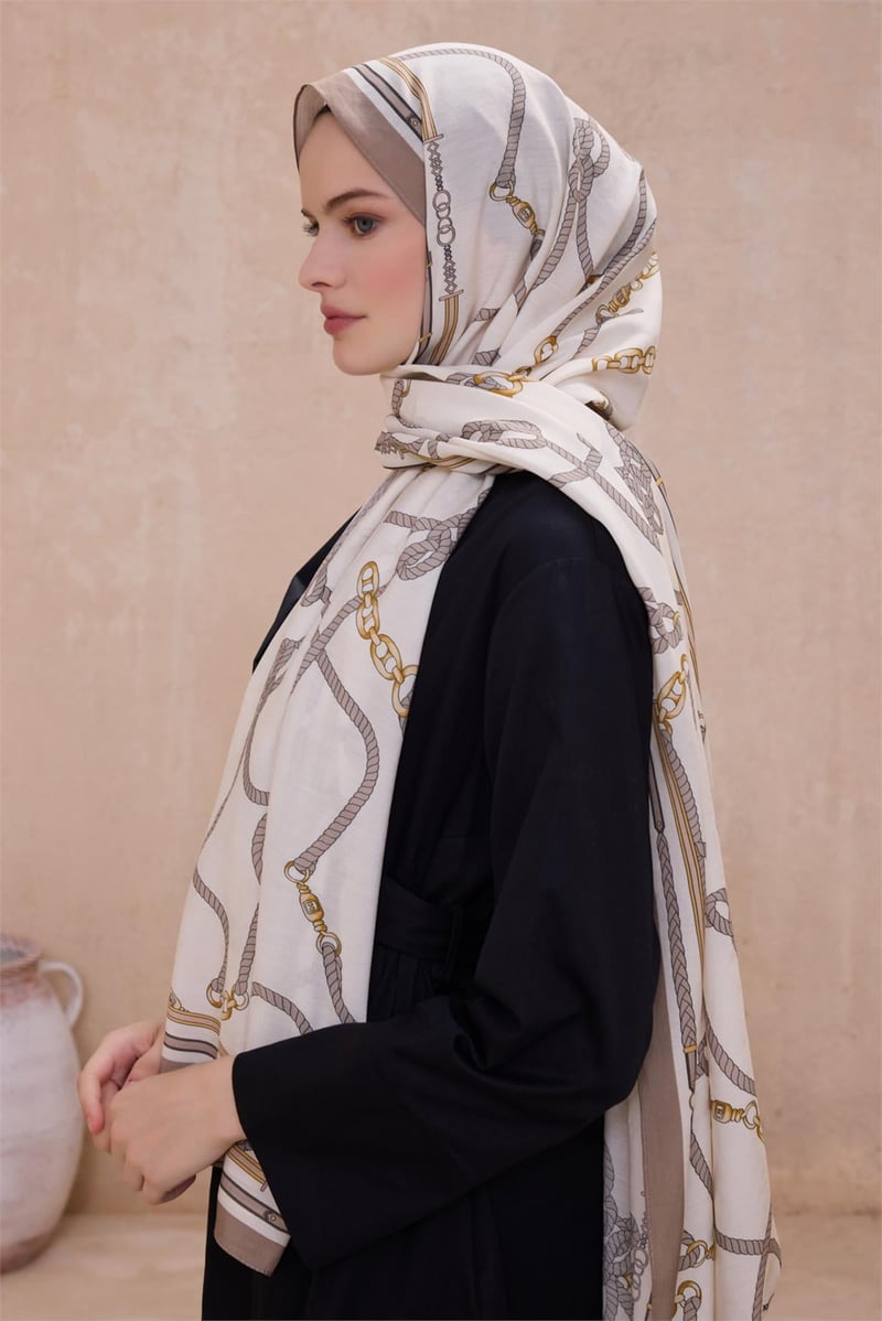 {URUNSEO_TITLE} | BELLI | Modal Şal | BELLİ FRESH MODAL KREM-BEJ ŞAL 5