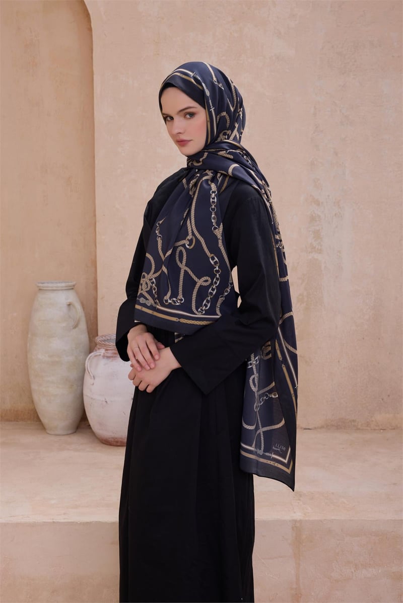 {URUNSEO_TITLE} | BELLI | Modal Şal | BELLİ FRESH MODAL LACİVERT ŞAL 5