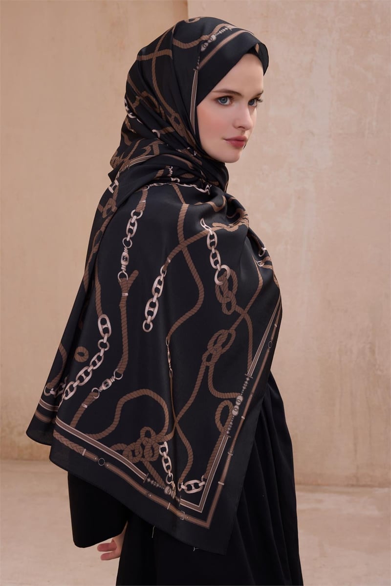 {URUNSEO_TITLE} | BELLI | Modal Şal | BELLİ FRESH MODAL SİYAH ŞAL 5