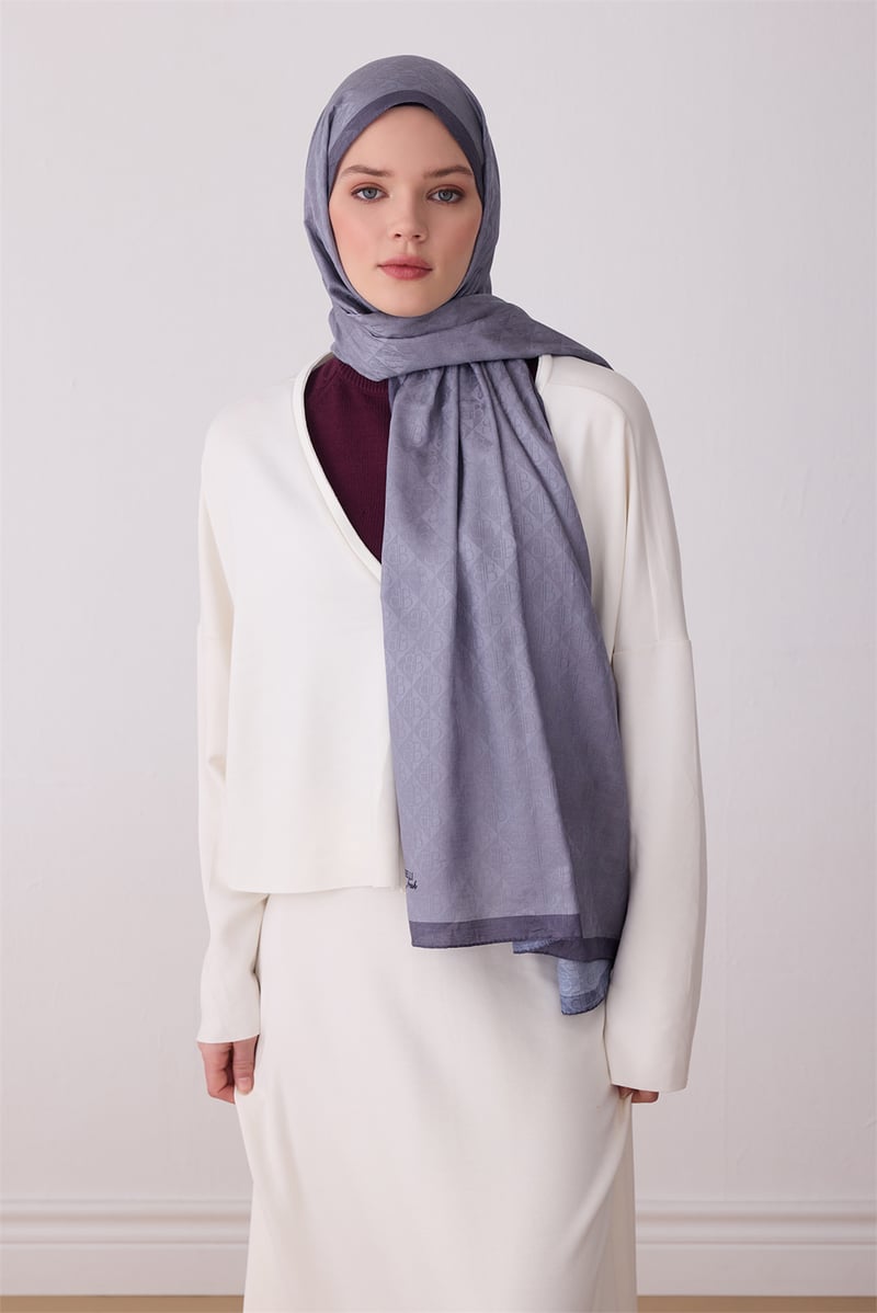 BELLİ FRESH MONOGRAM EŞARP