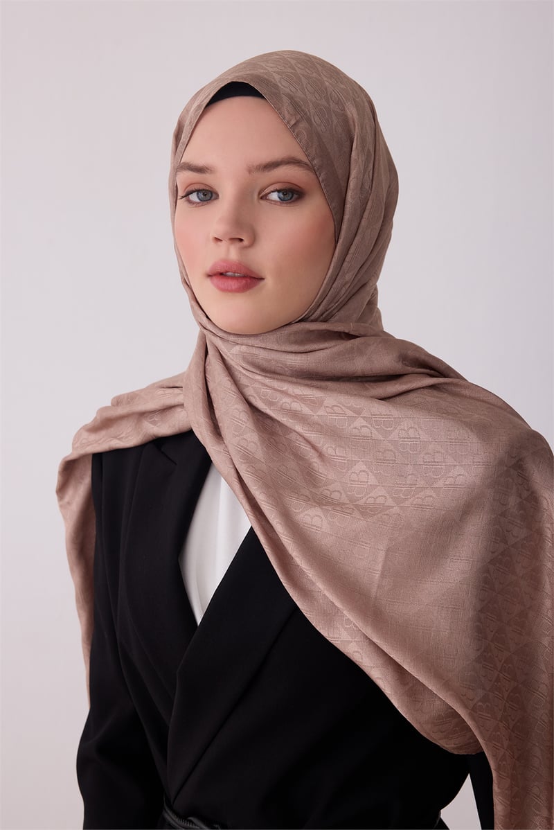 BELLİ FRESH MONOGRAM EŞARP