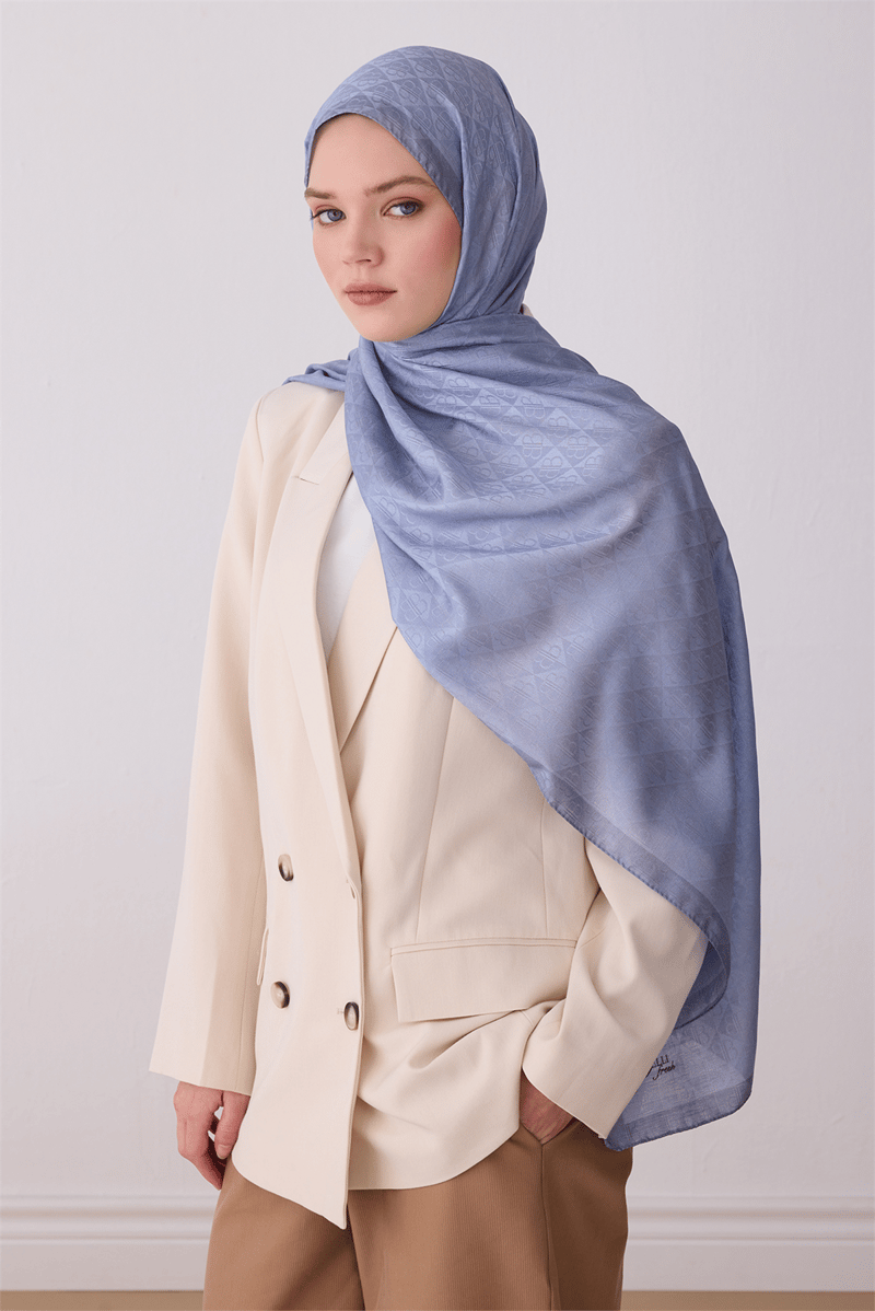 BELLİ FRESH MONOGRAM EŞARP