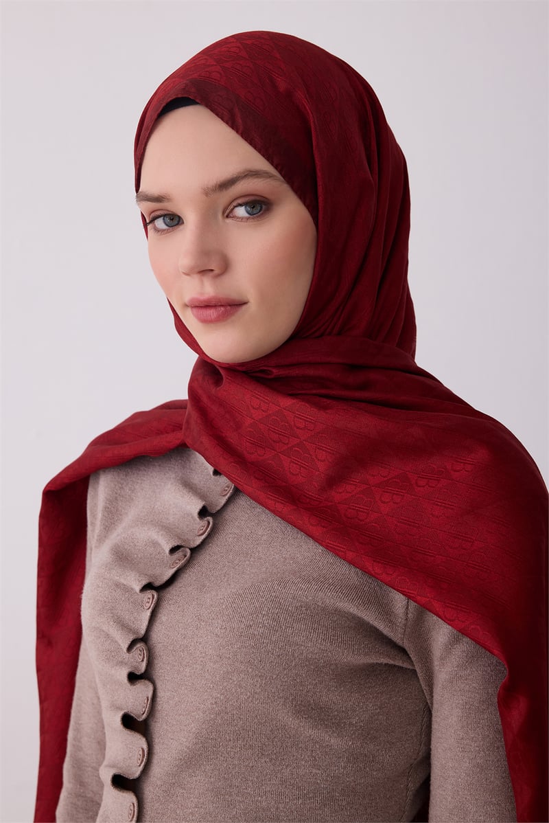 BELLİ FRESH MONOGRAM EŞARP