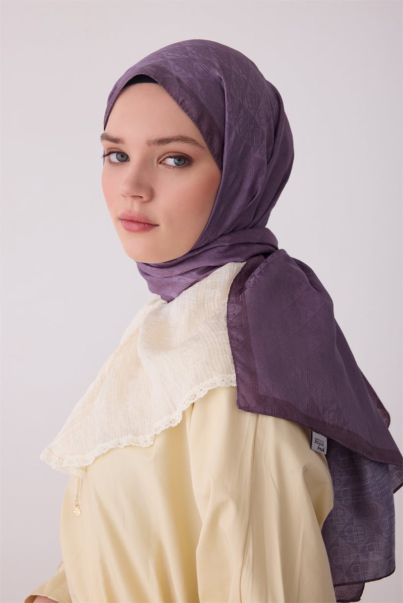 BELLİ FRESH MONOGRAM EŞARP