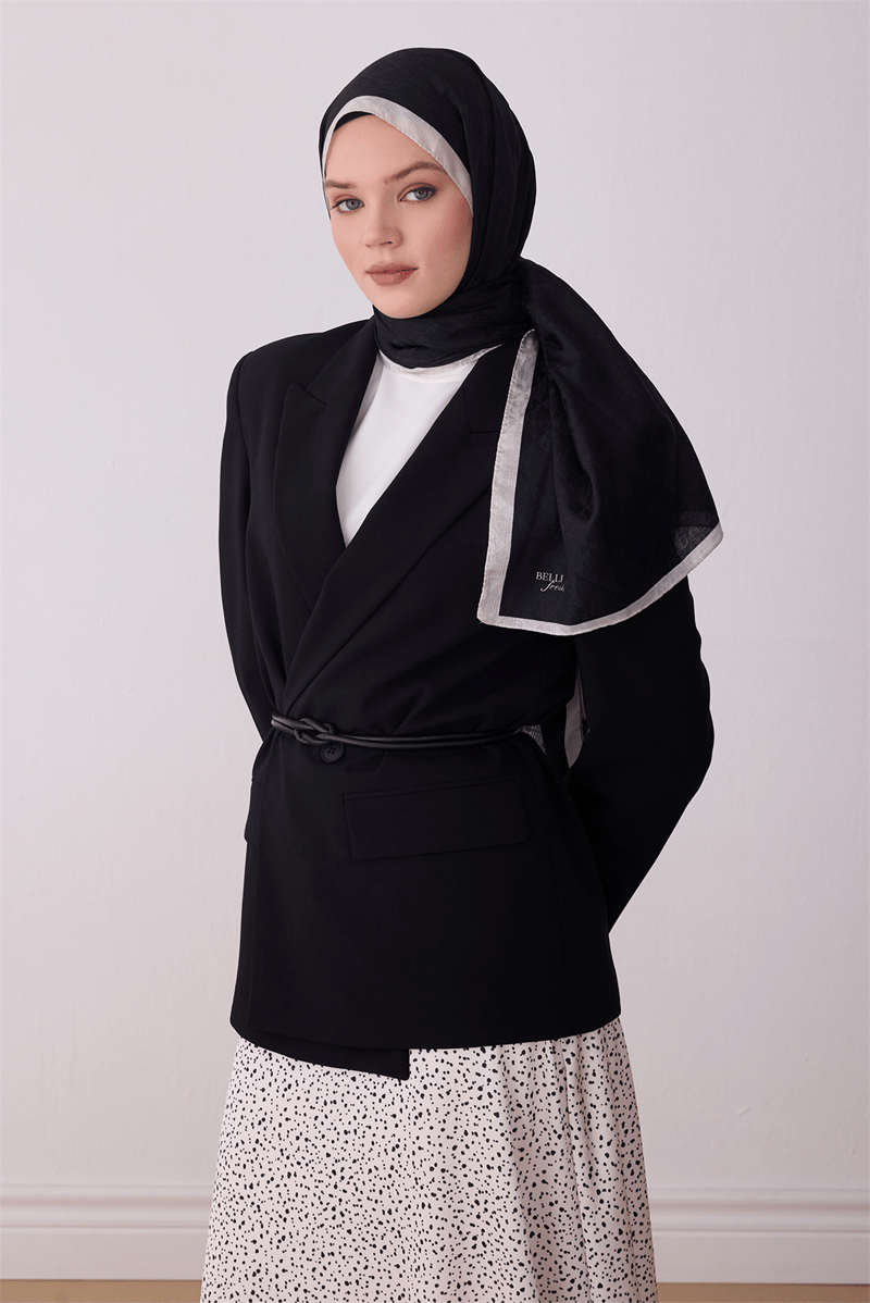 BELLİ FRESH MONOGRAM EŞARP