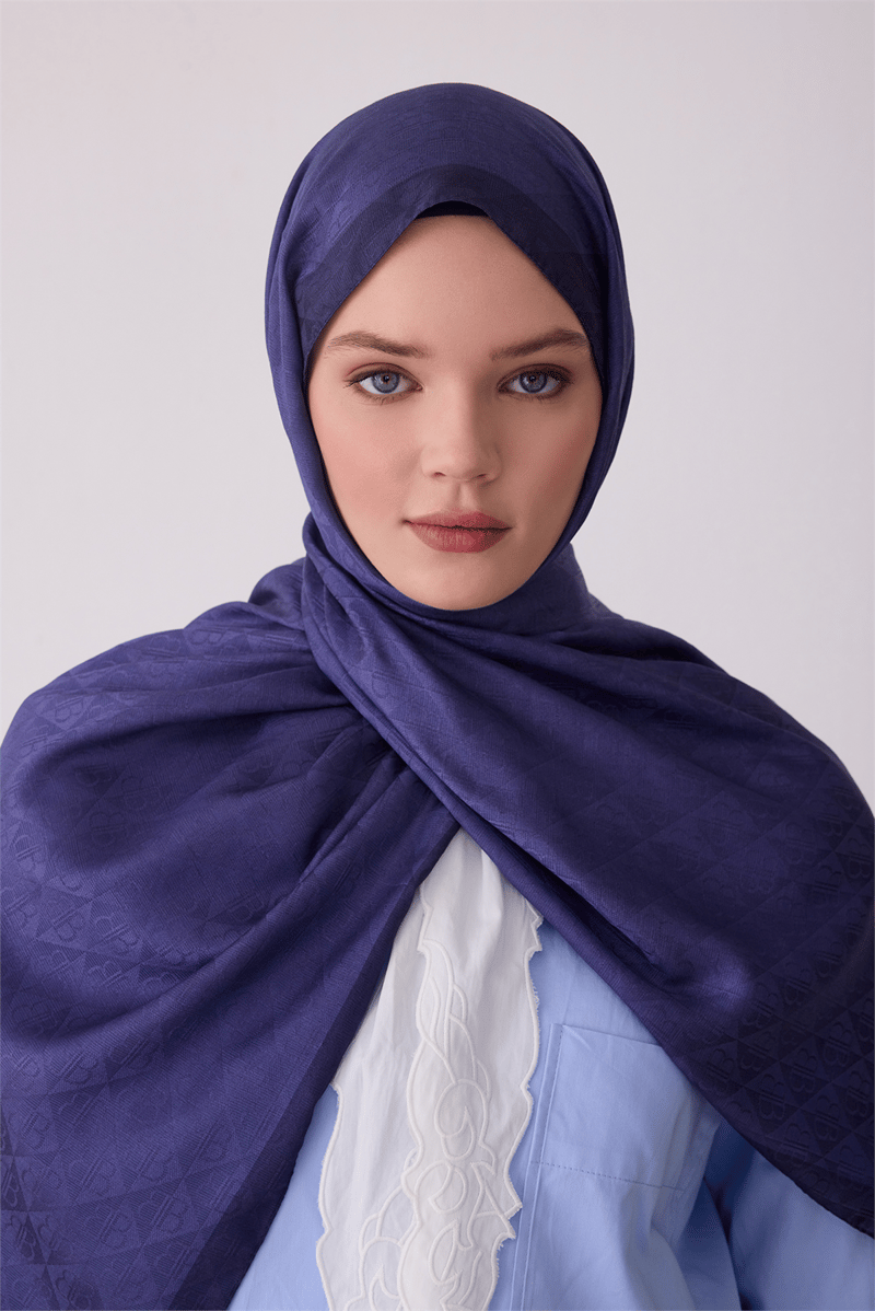 BELLİ FRESH MONOGRAM EŞARP