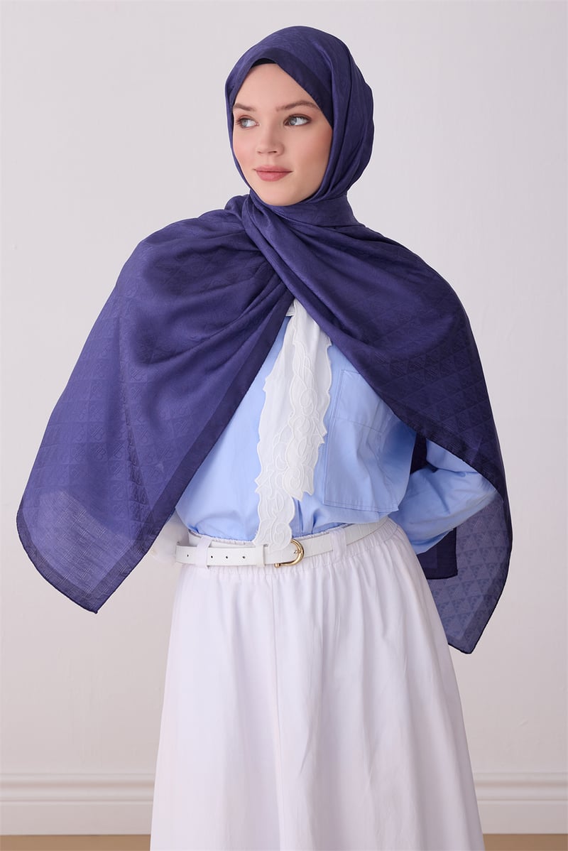 BELLİ FRESH MONOGRAM EŞARP