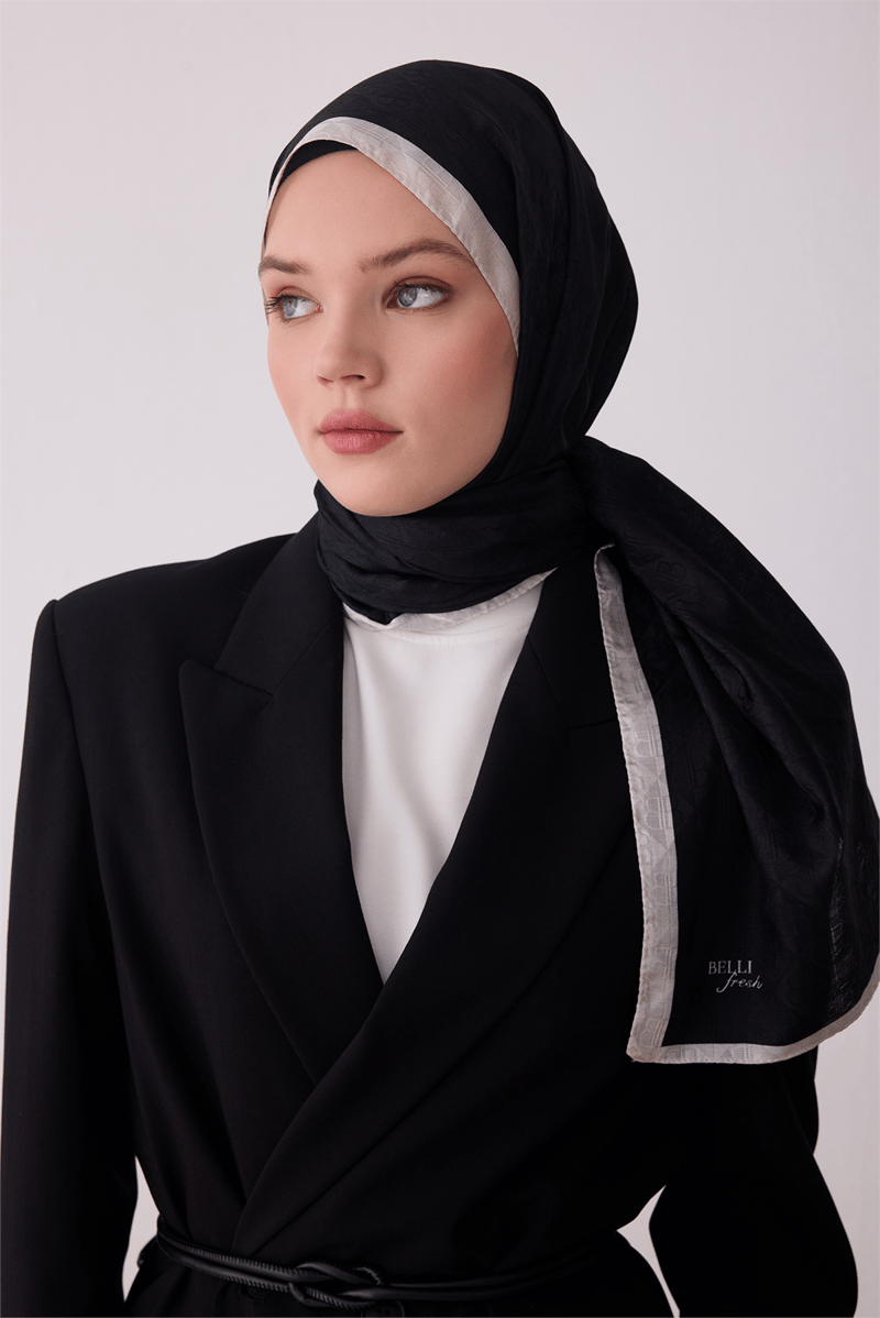 BELLİ FRESH MONOGRAM EŞARP