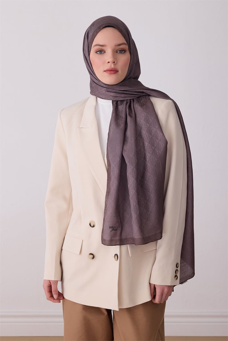 BELLİ FRESH MONOGRAM EŞARP