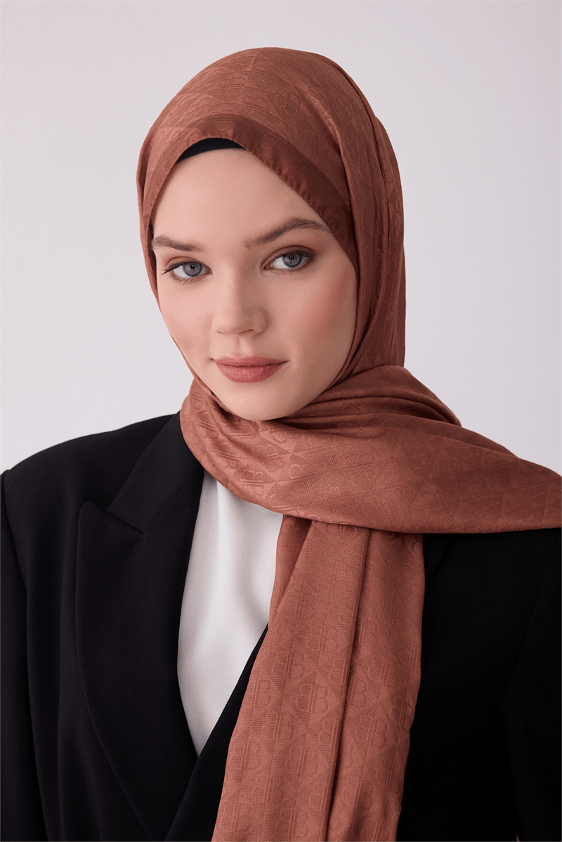 BELLİ FRESH MONOGRAM EŞARP