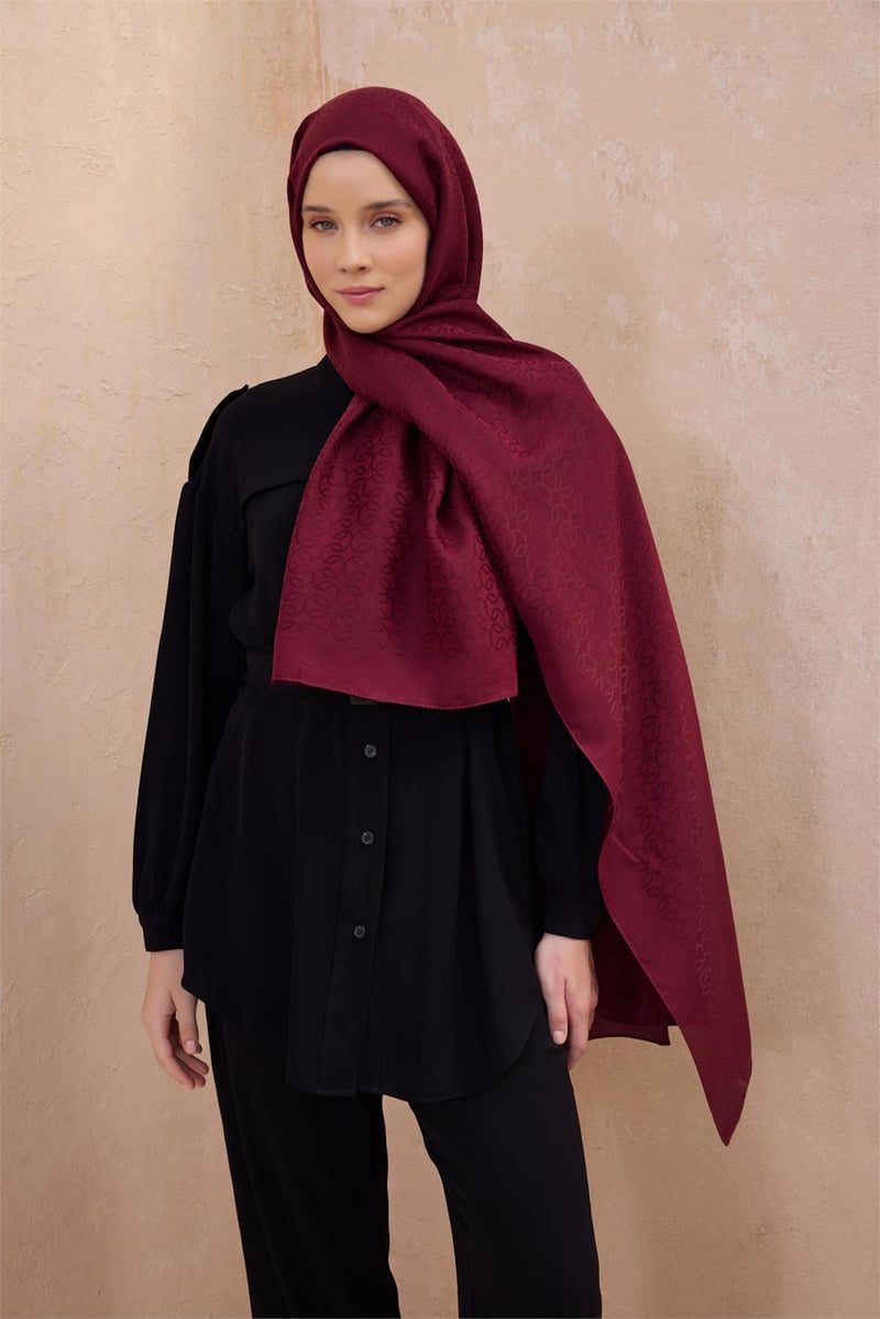 {URUNSEO_TITLE} | BELLI | Belli Fresh Şal | BELLİ FRESH NORA BORDO ŞAL 2