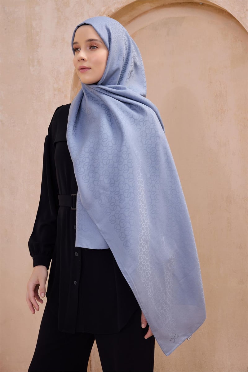 {URUNSEO_TITLE} | BELLI | Belli Fresh Şal | BELLİ FRESH NORA BUZ MAVİSİ ŞAL 2
