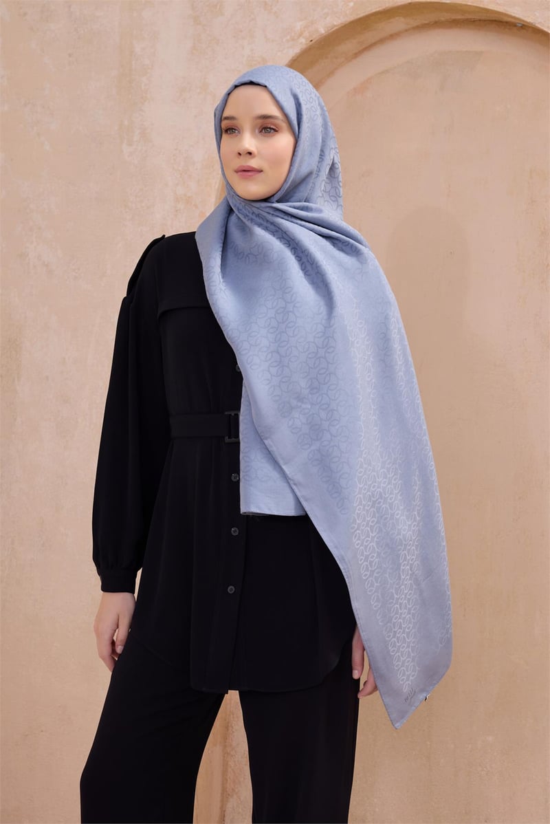 {URUNSEO_TITLE} | BELLI | Belli Fresh Şal | BELLİ FRESH NORA BUZ MAVİSİ ŞAL 2