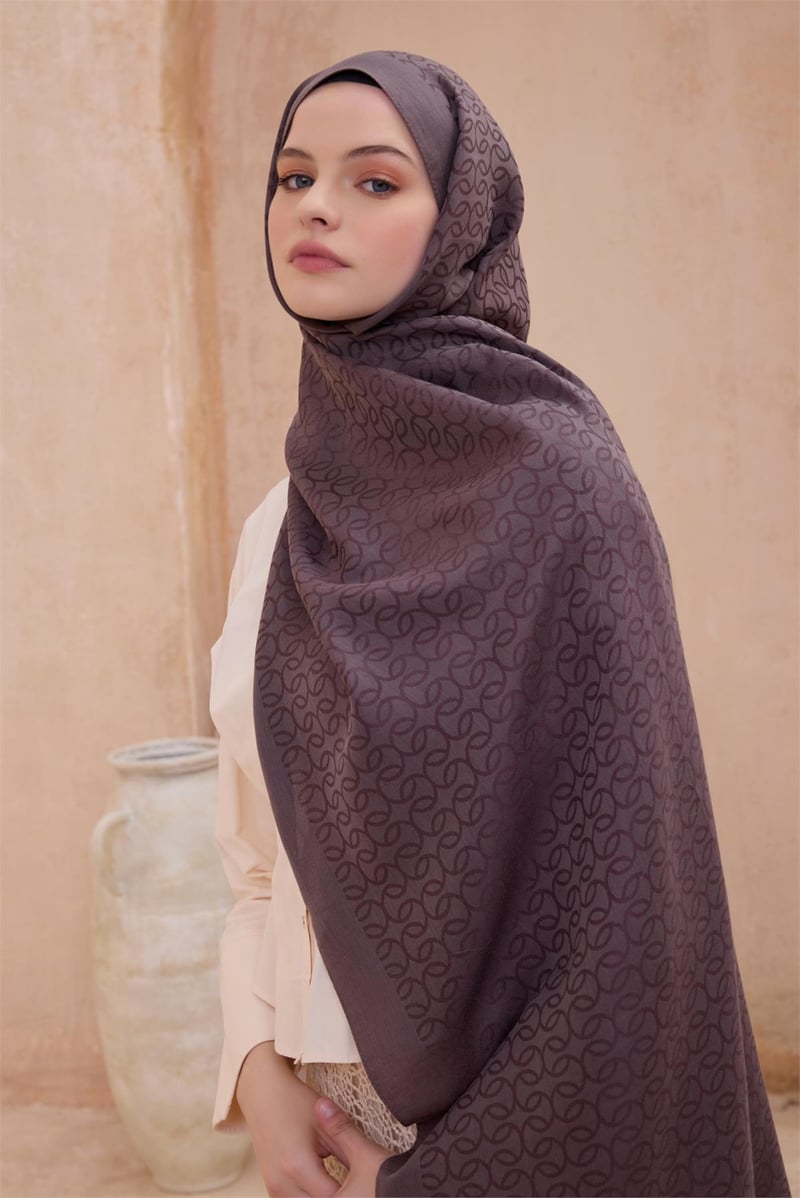 {URUNSEO_TITLE} | BELLI | Belli Fresh Şal | BELLİ FRESH NORA KESTANE MORU ŞAL 2