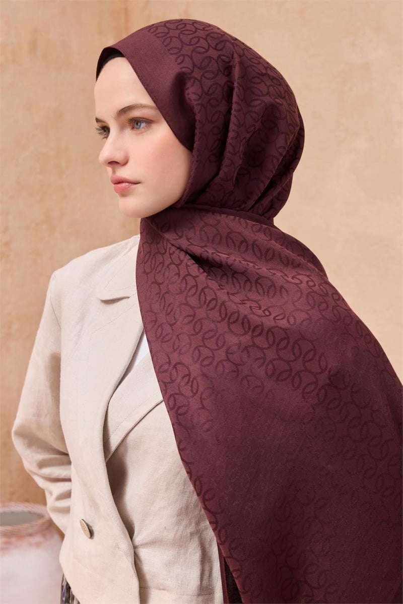 {URUNSEO_TITLE} | BELLI | Belli Fresh Şal | BELLİ FRESH NORA KOYU BORDO ŞAL 2