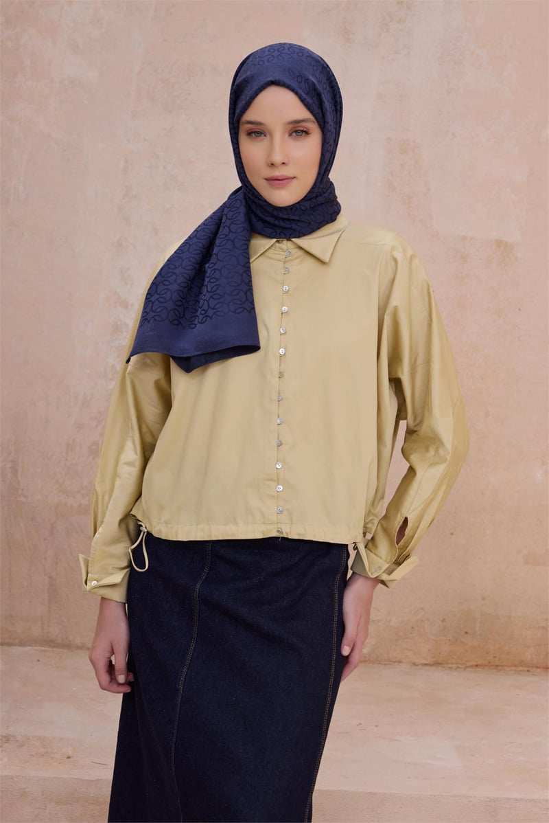 {URUNSEO_TITLE} | BELLI | Belli Fresh Şal | BELLİ FRESH NORA LACİVERT ŞAL 2