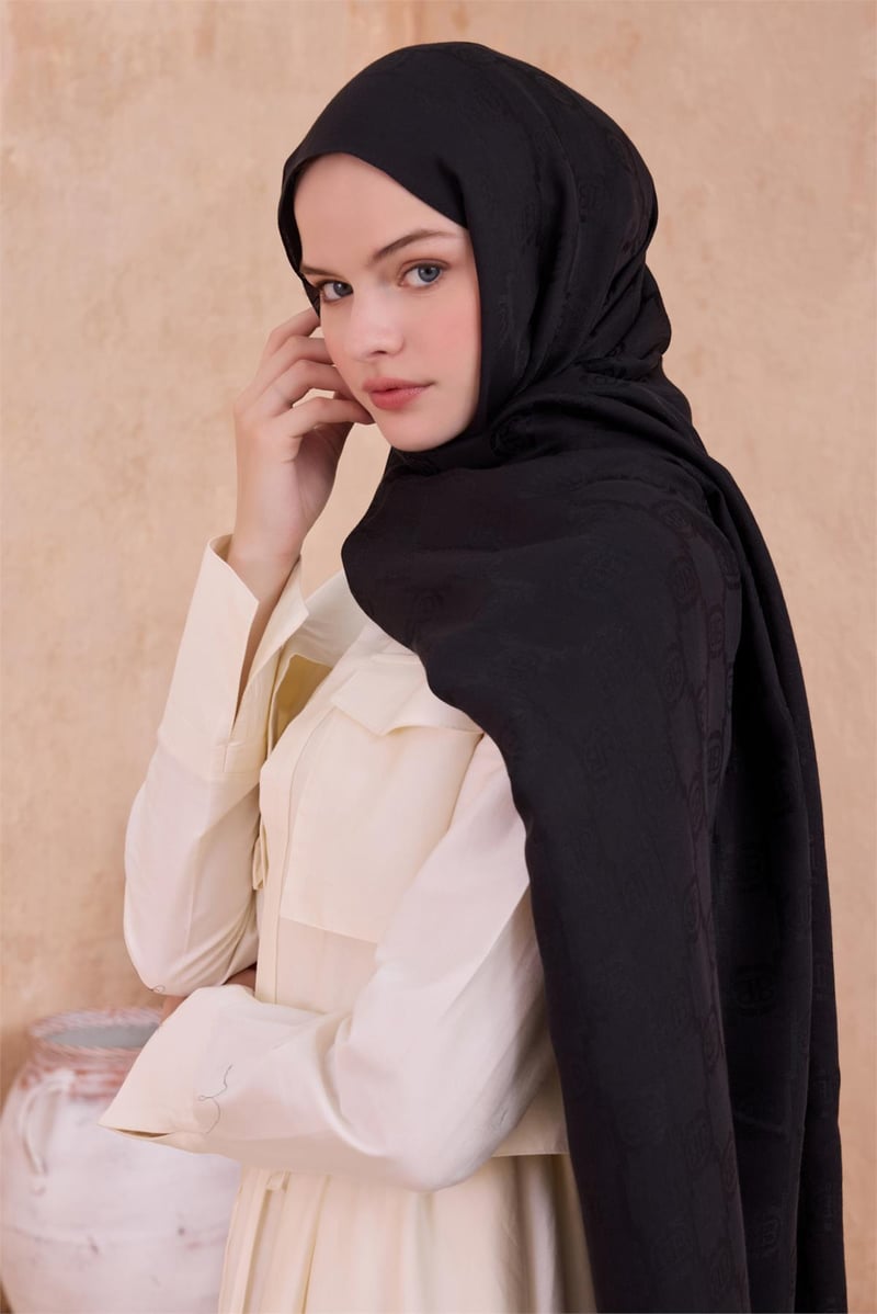 {URUNSEO_TITLE} | BELLI | Belli Fresh Şal | BELLİ FRESH NORA SİYAH ŞAL 1